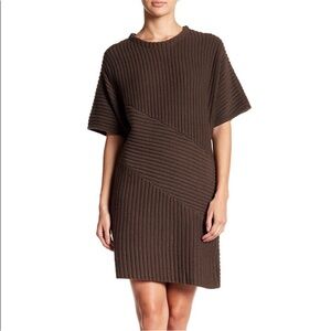 ASTR the Label. Short Sleeve Rib Knit Mini Sweater Dress. Size Small.